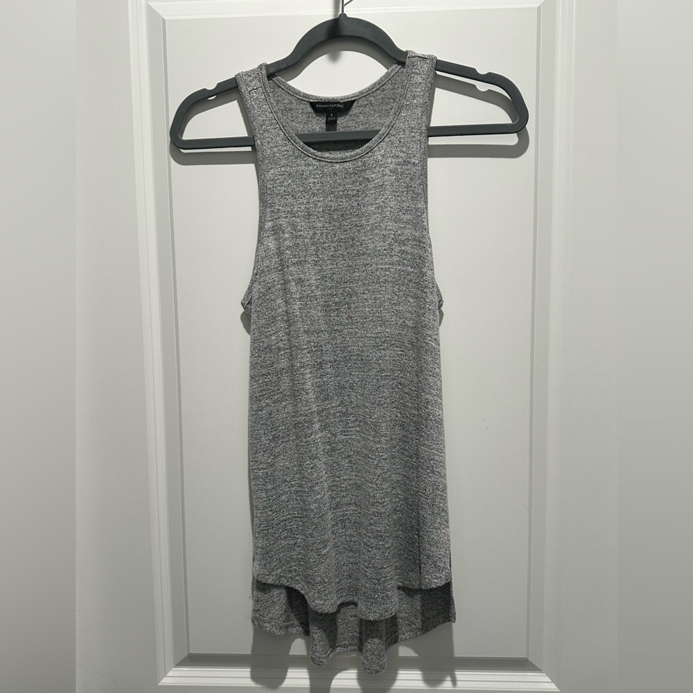 Banana Republic Heather Gray Knit Top
